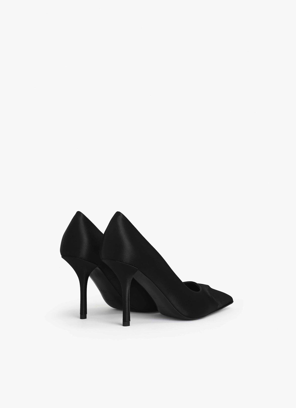 ZAPATOS DE TACÓN LE CŒUR 3D DE SATÉN ALAÏA NEGRO ZAPATOS DE TACÓN LE CŒUR 3D DE SATÉN